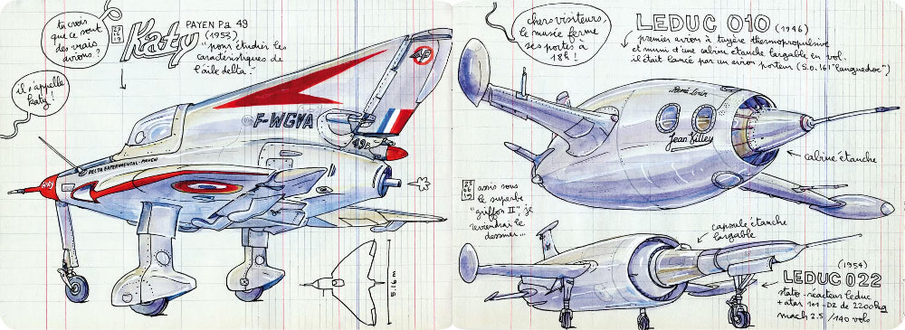 La Boutique du Pilote Lapin carnet de zincs livre avion 64 pages
