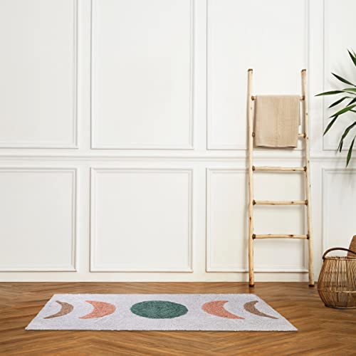 Levasseur Kids Tapis de Bain Vert Soleil 60x120cm Coton