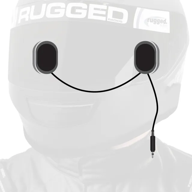 Rugged Air Alpha Audio pod casque gel velcro 3,5mm