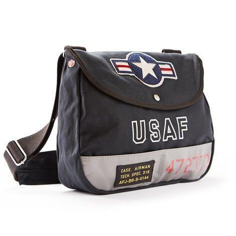Red Canoe sac bandoulière USAF bleu marine coton