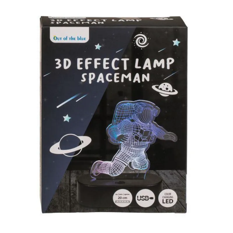 La Boutique du Pilote Cadeaux Lampe 3D Astronaute acrylique