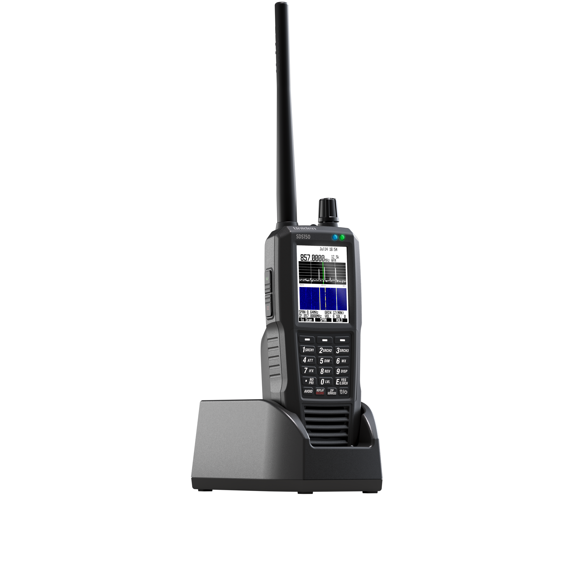 Uniden SDS150 scanner portable numérique