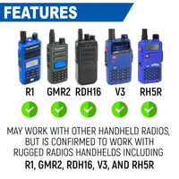 Rugged Air Radio Mount support radio portable tableau de bord