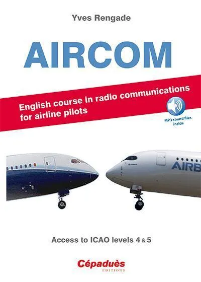 Cepadues Aircom English Course livre anglais pilote niveau 4-5