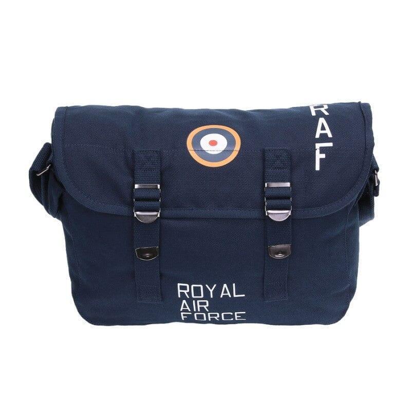 Fostex Royal Air Force sac toile bandoulière bleu 10 L coton