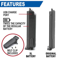 Rugged Air RDH-16 batterie radio 3600 mAh 7,4 V