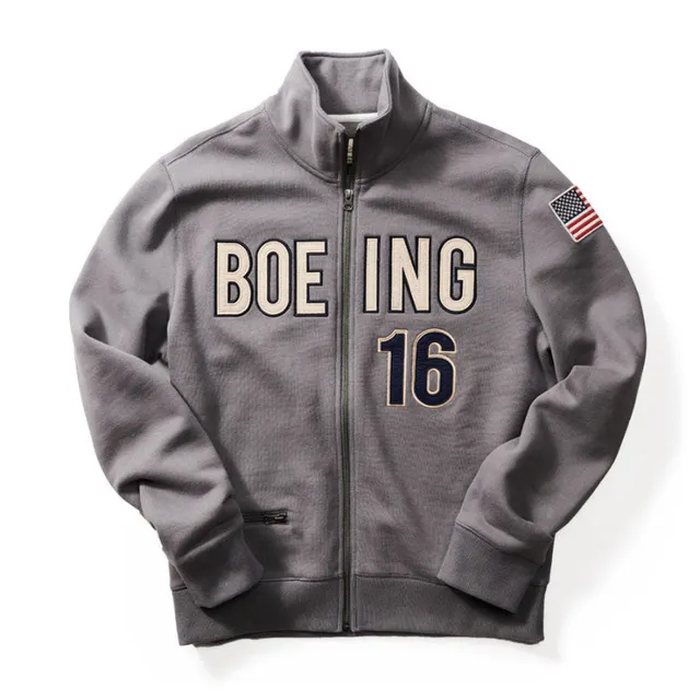Red Canoe Boeing cardigan gris zippé taille L coton