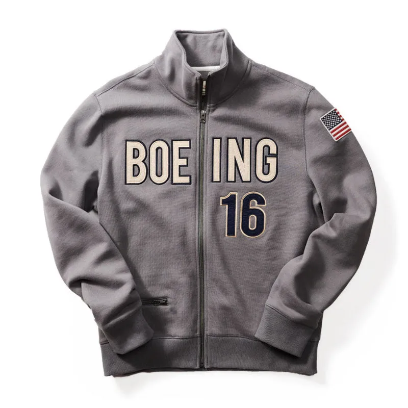 Red Canoe Boeing cardigan gris zippé taille L coton