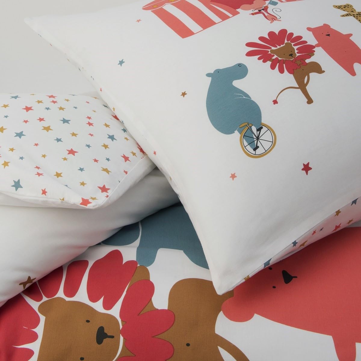 Future Home Kids Parure de Lit 140x200 Cirque Garçon Coton