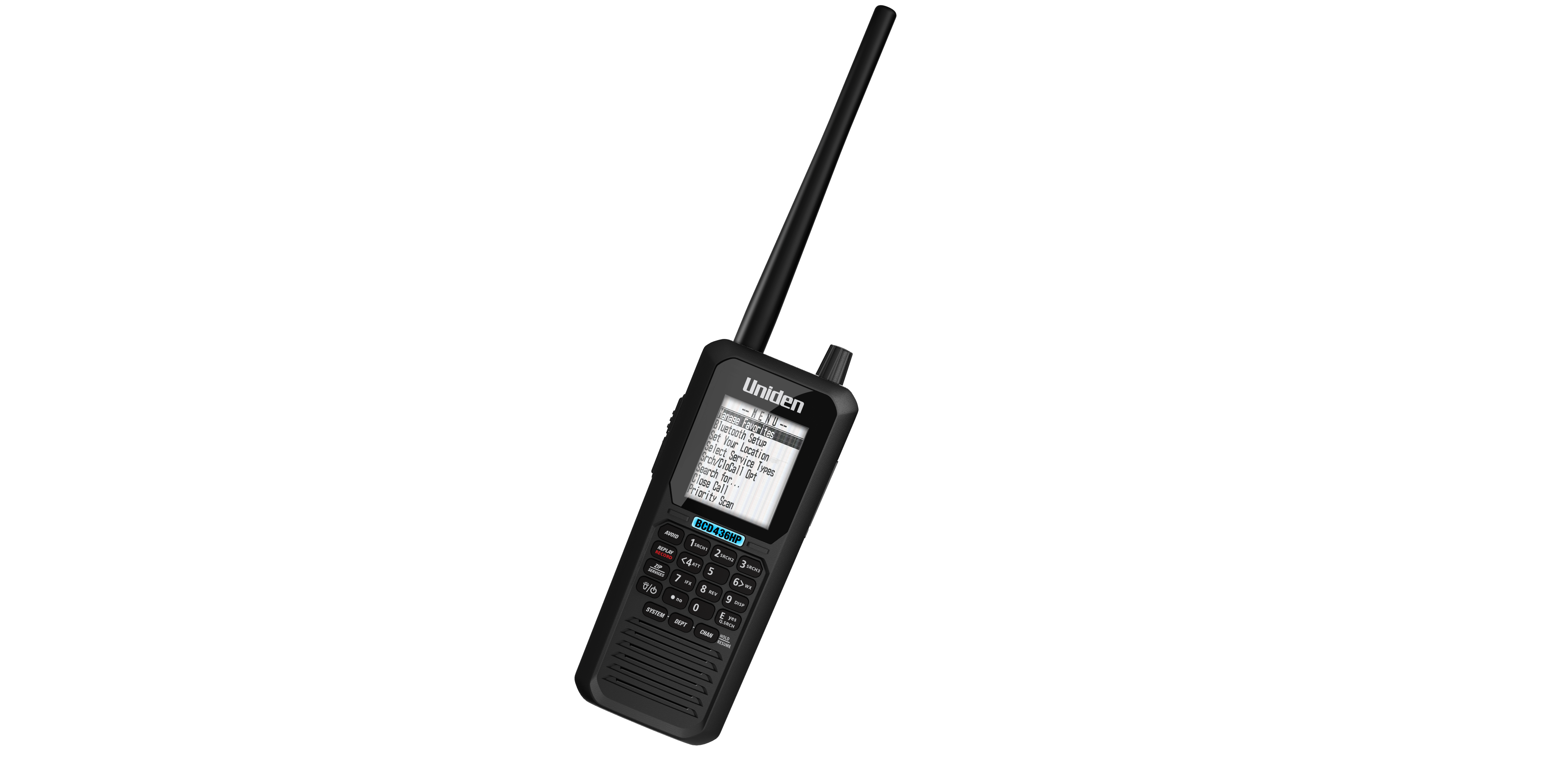 Uniden BCD436HP scanner numérique portable trunking P25