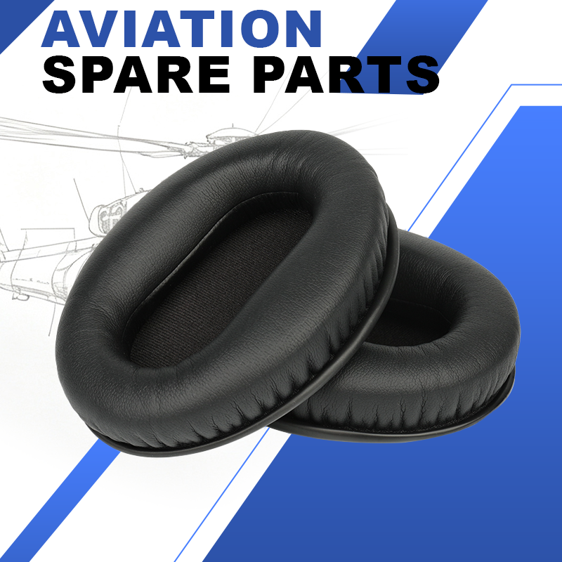 R Spider Wireless Aircraft Supplies coussinet casque SW-600A simili cuir paire