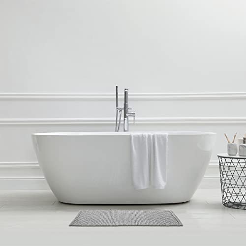 LEVASSEUR Bali tapis de bain gris 50x80cm antidérapant