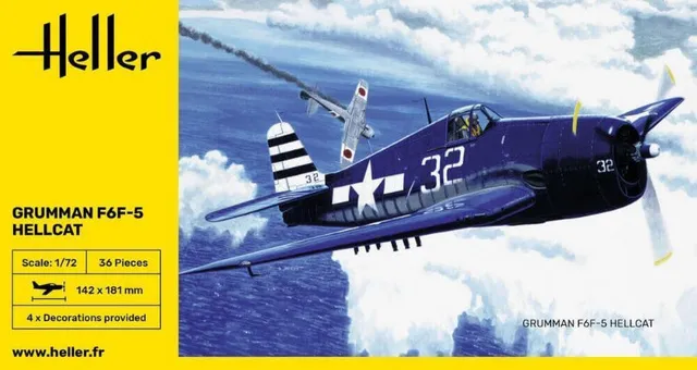 Heller F6F Hellcat maquette plastique 1/72 à construire