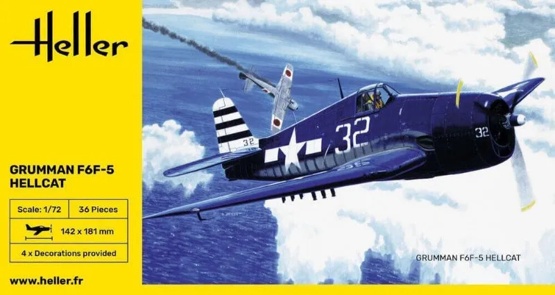 Heller F6F Hellcat maquette plastique 1/72 à construire