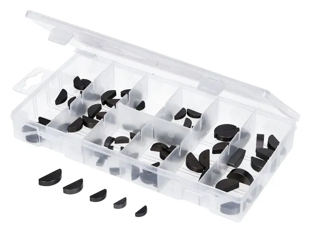 Radne clavettes demi-lune coffret 80 pièces 8 tailles
