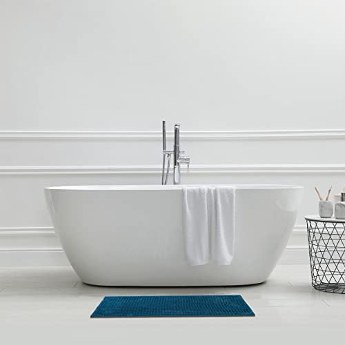 Levasseur Salle de bain Softy tapis de bain bleu 50x80cm