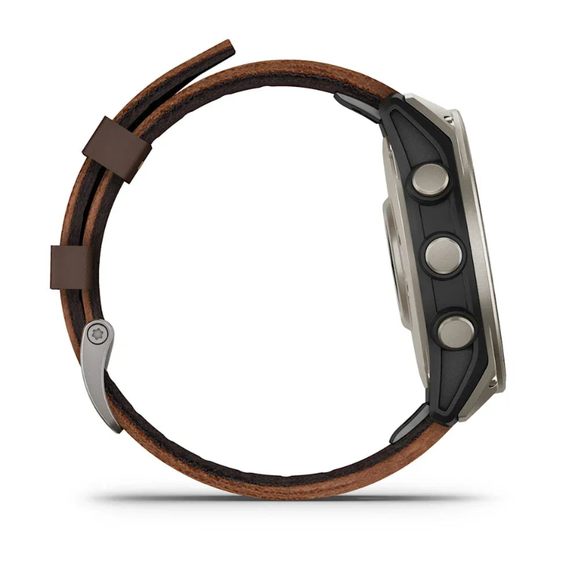 Garmin D2 Mach 2 47mm montre aviateur cuir AMOLED