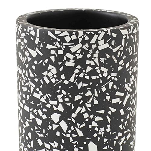 LEVASSEUR Terrazzo porte brosse a dents noir 7x7x10,7cm