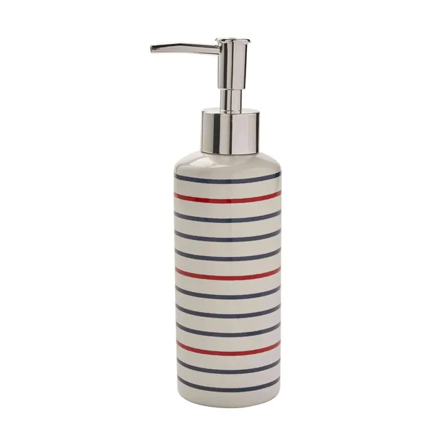 LEVASSEUR Magellan Distributeur Savon Céramique Blanc 6x6x20cm