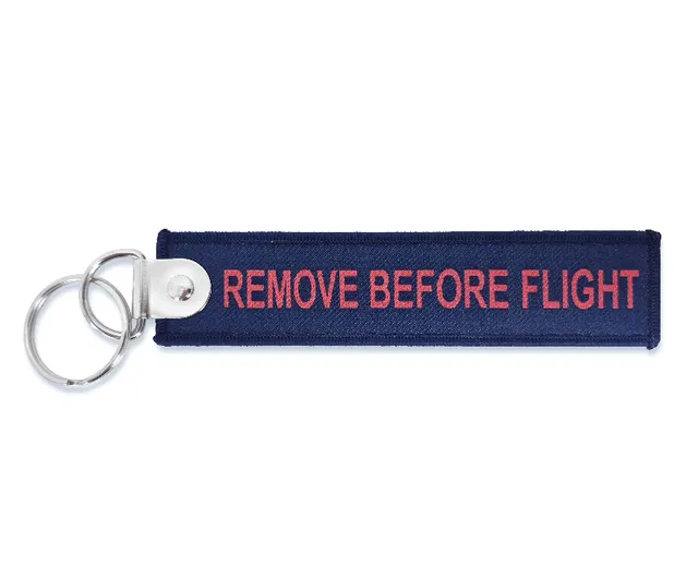 FFA porte-clés flamme bleu rouge Remove Before Flight