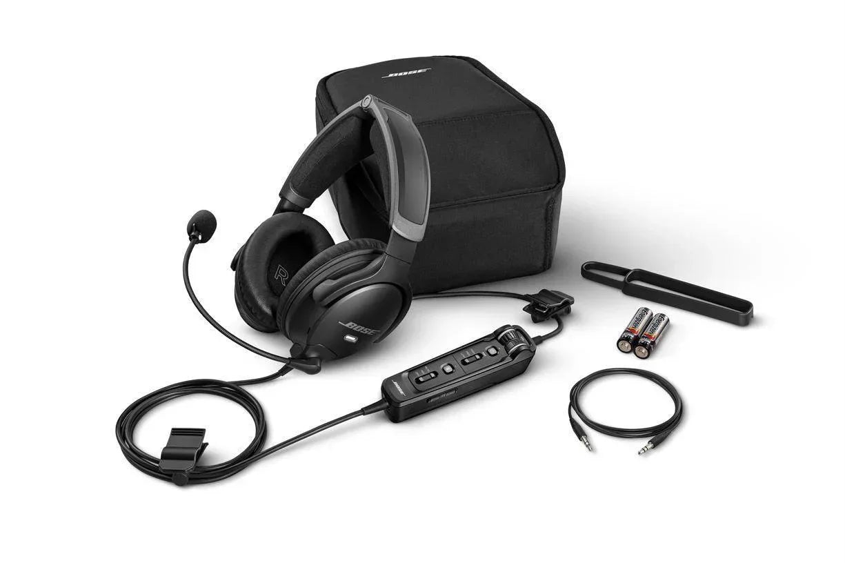 Bose A30 casque aviation hélico ANR basse impédance sans Bluetooth