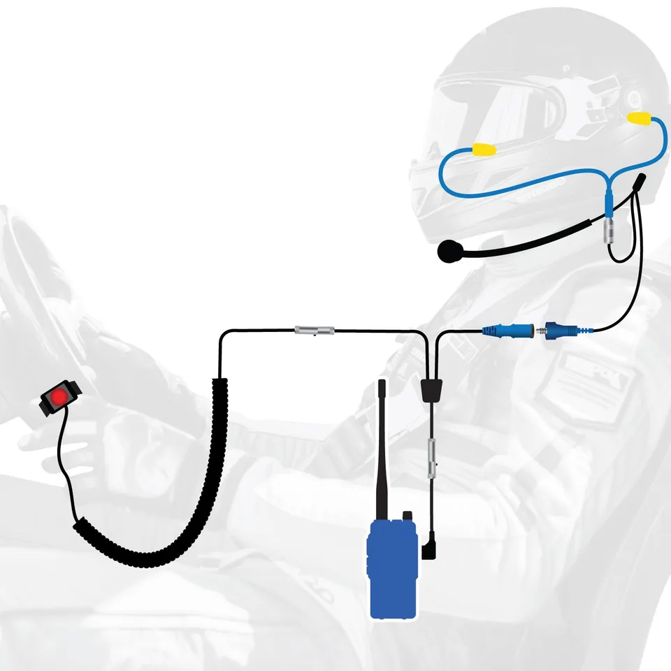 Rugged Air Intercoms kit pilote R1 radio écouteurs