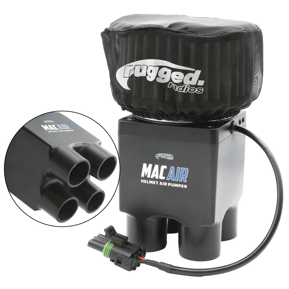 Rugged Air MAC Air 4-Person pompe casque 4 personnes pumper seul