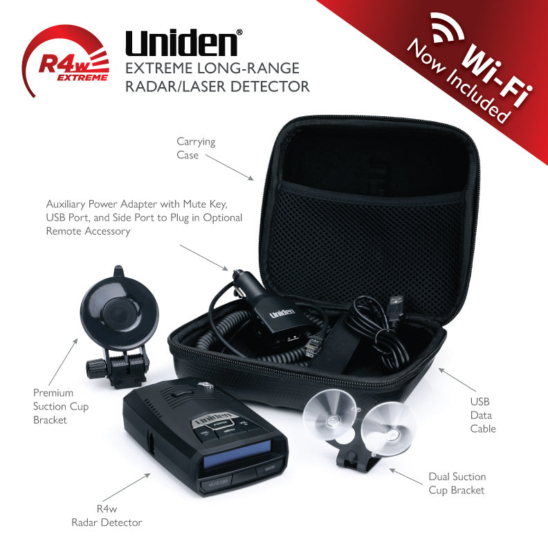 Uniden R4w détecteur radar GPS Wi-Fi laser