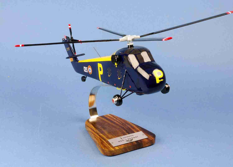 Sud Aviation HSS-1 Seabat Marine maquette bois 1/40