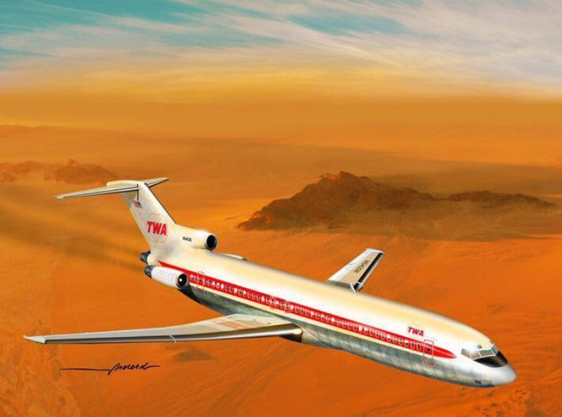 Mach2 Boeing 727-200 TWA maquette 1/72 à construire