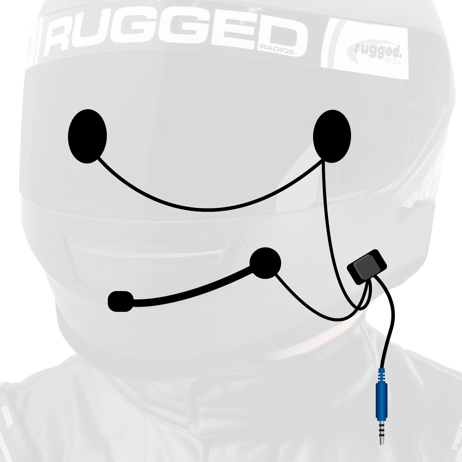 Rugged Air Helmet Wiring Kits SUPER SPORT Kit Audio Casque Alpha