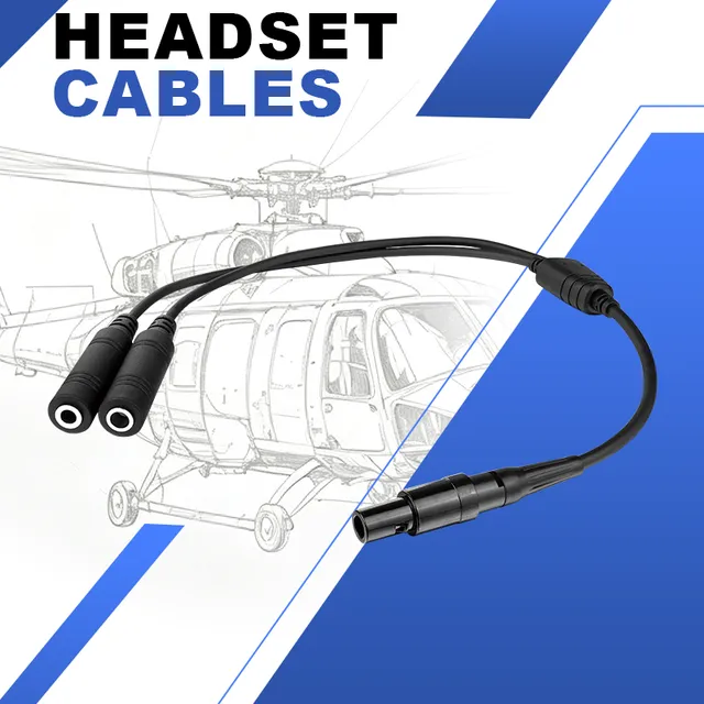 R Spider Wireless adaptateur casque GA vers Lemo 6 broches