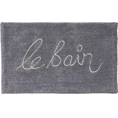 Levasseur Le Bain Tapis de Bain Gris 50x80cm Coton
