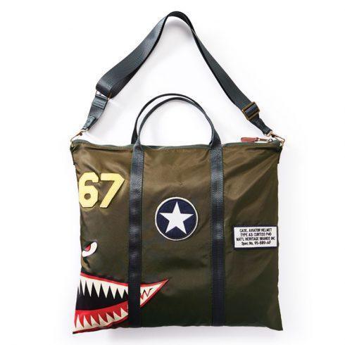 Red Canoe Tenue Sac Casque P-40 sac pilote bandoulière toile