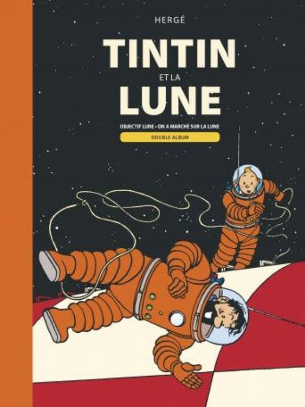 Tintin et la Lune Hergé double album BD espace