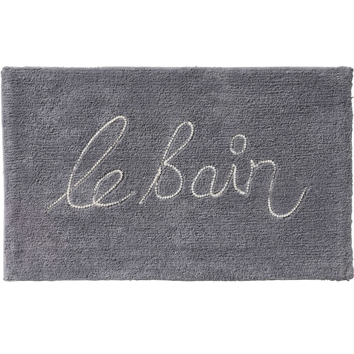 Levasseur Le Bain Tapis de Bain Gris 50x80cm Coton