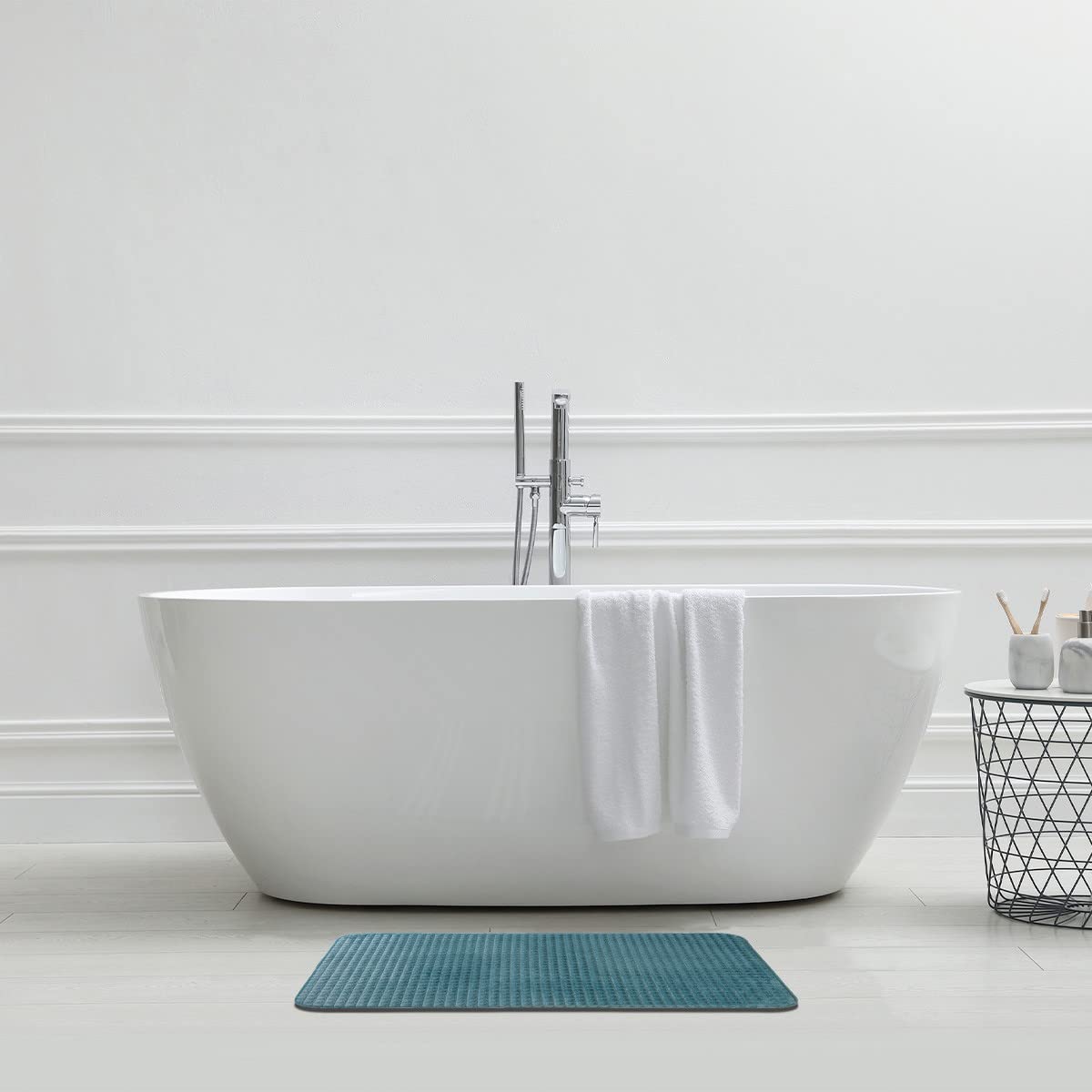 Levasseur Mémoire de Forme Tapis de Bain Bleu 50x80cm