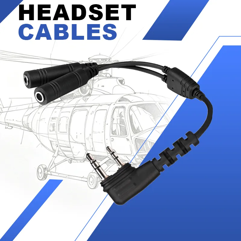 R Spider Wireless câble adaptateur casque GA vers radio Icom
