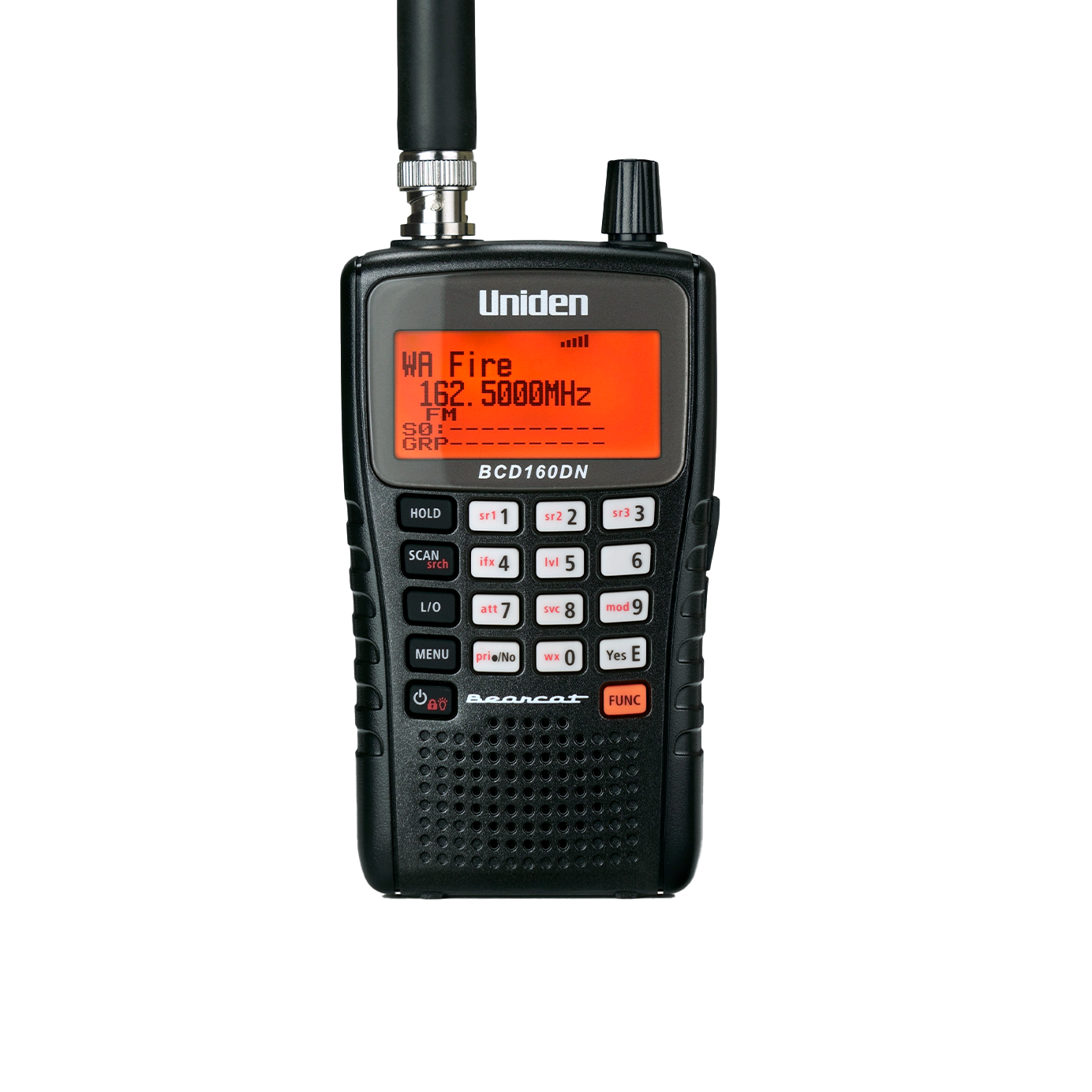 Uniden BCD160DN scanner radio portable aviation