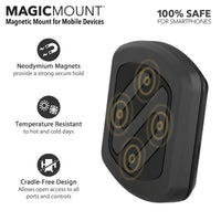 Rugged Air Intercoms Micro main RDM-DB + support magnétique Scosche