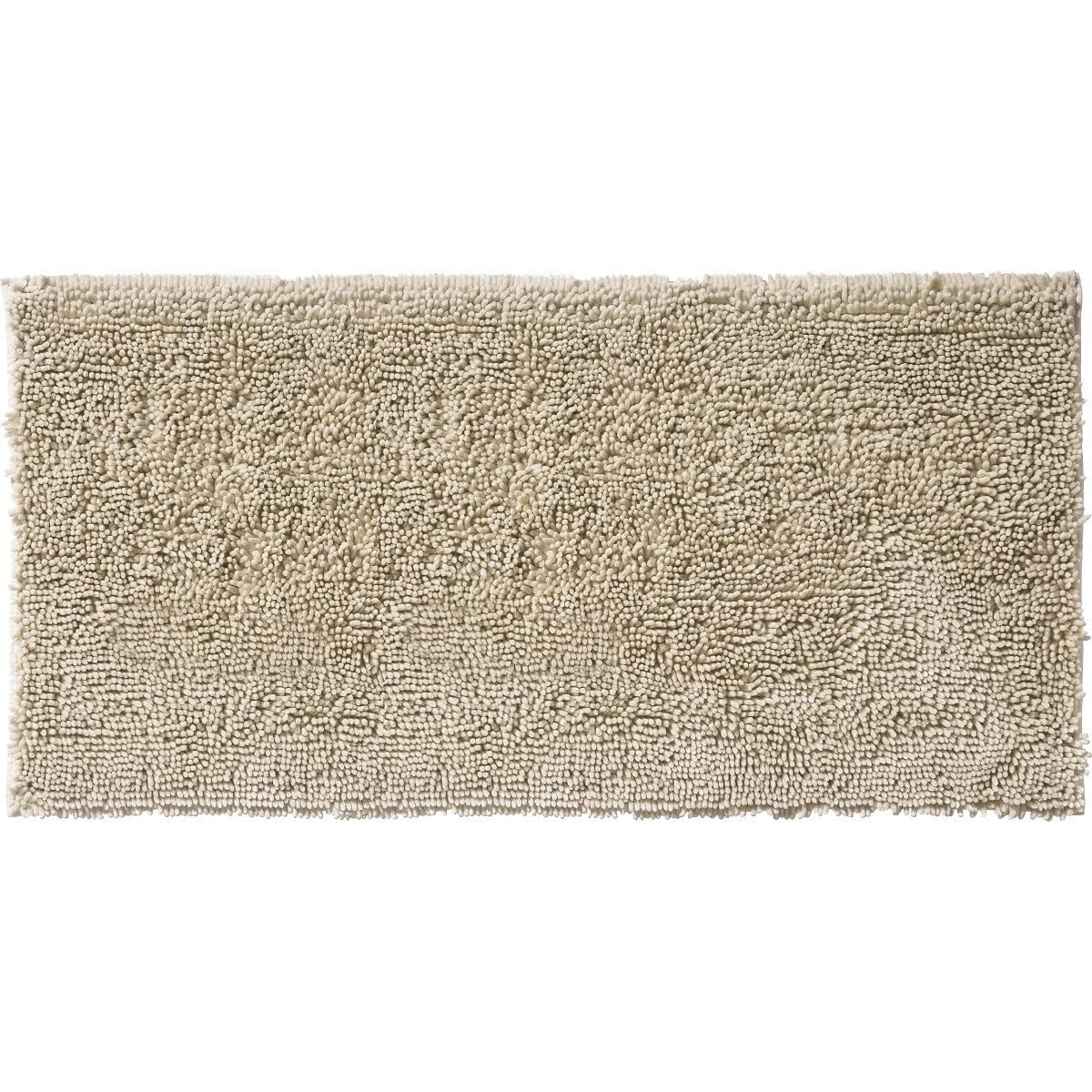 Levasseur Shiny Tapis de Bain Fil Doré Ivoire 50x80 Chenille Déco