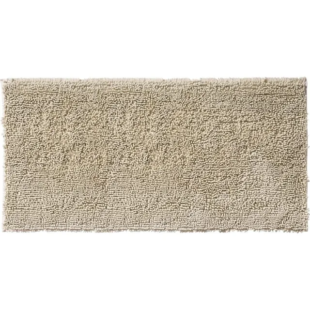Levasseur Shiny Tapis de Bain Fil Doré Ivoire 50x80 Chenille Déco