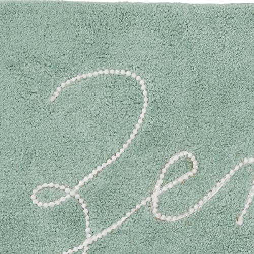 LEVASSEUR Zen Tapis de Bain Coton Vert 50x80cm