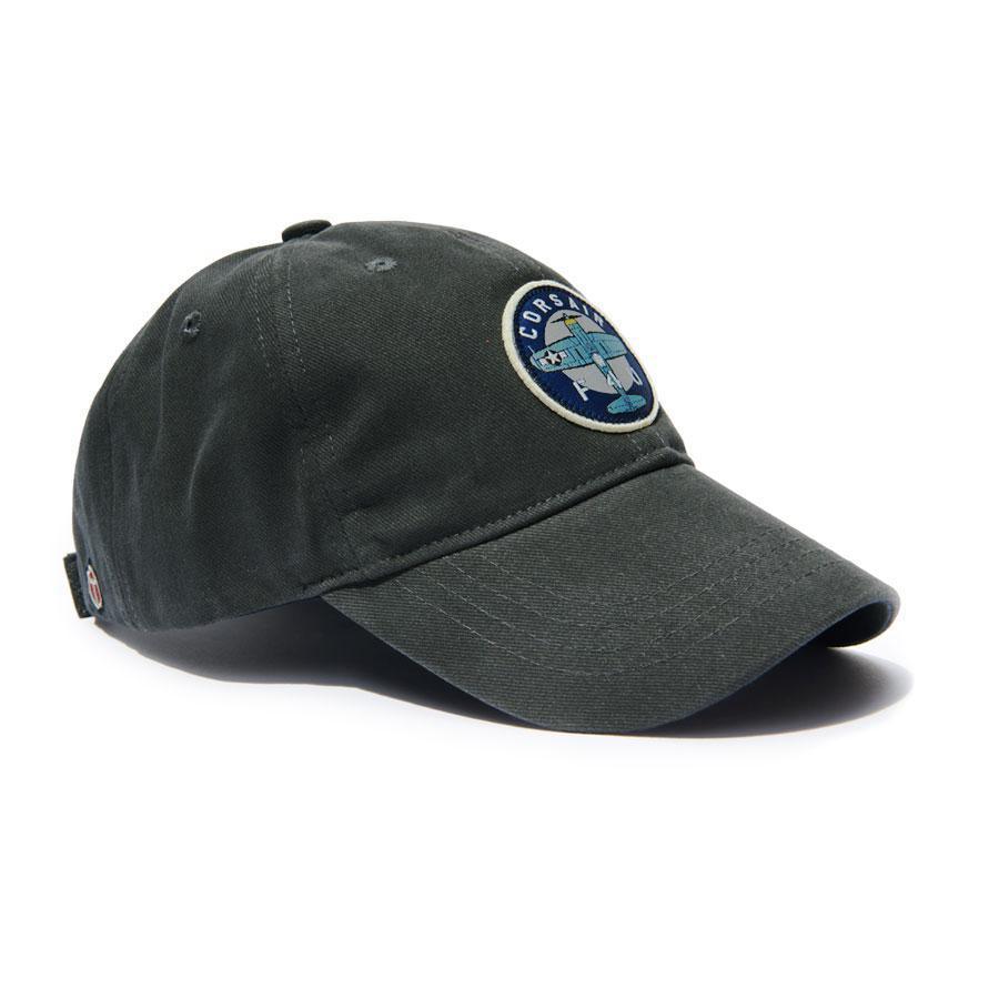 Corsair F4U casquette noire coton brodée pilote