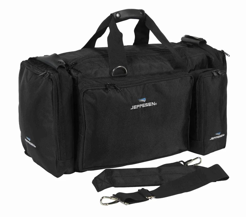 Jeppesen Captain sac pilote noir casque PC classeurs