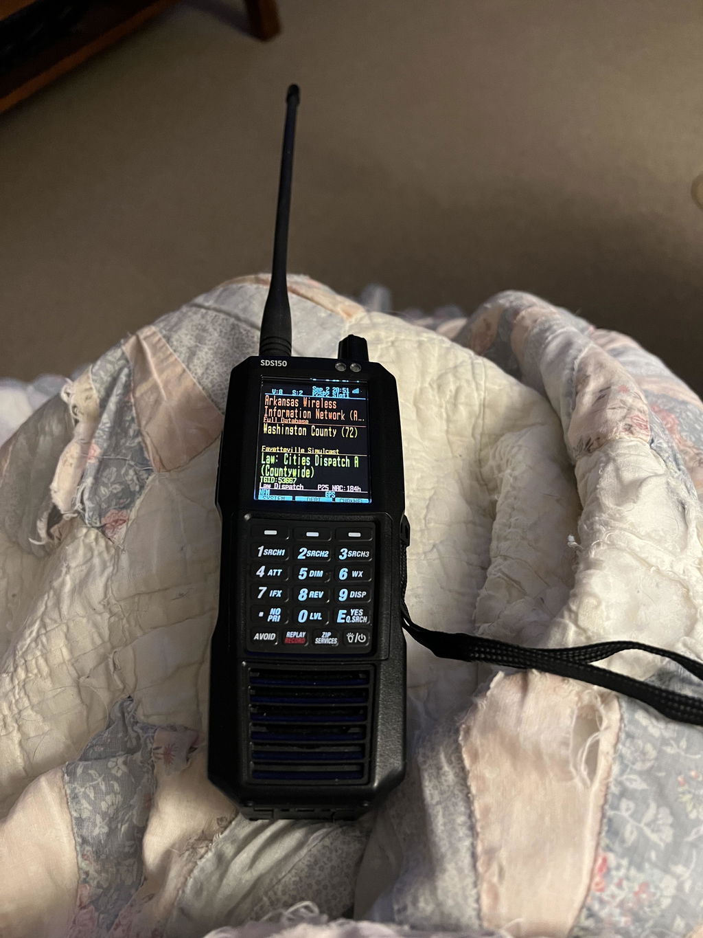 Uniden SDS150 scanner portable numérique