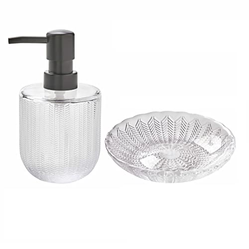 LEVASSEUR Ella Distributeur Savon Verre Transparent 9x9x14,5cm
