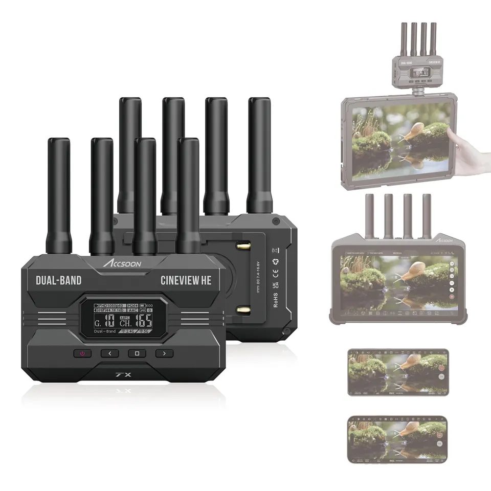 Accsoon CineView HE transmetteur vidéo sans fil HDMI 350m UVC