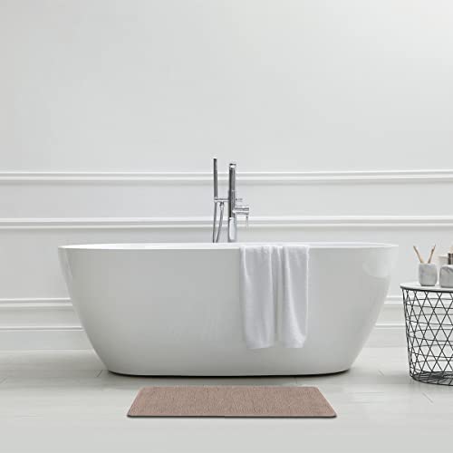 Levasseur Polynésie tapis de bain polyester taupe 50x80 cm