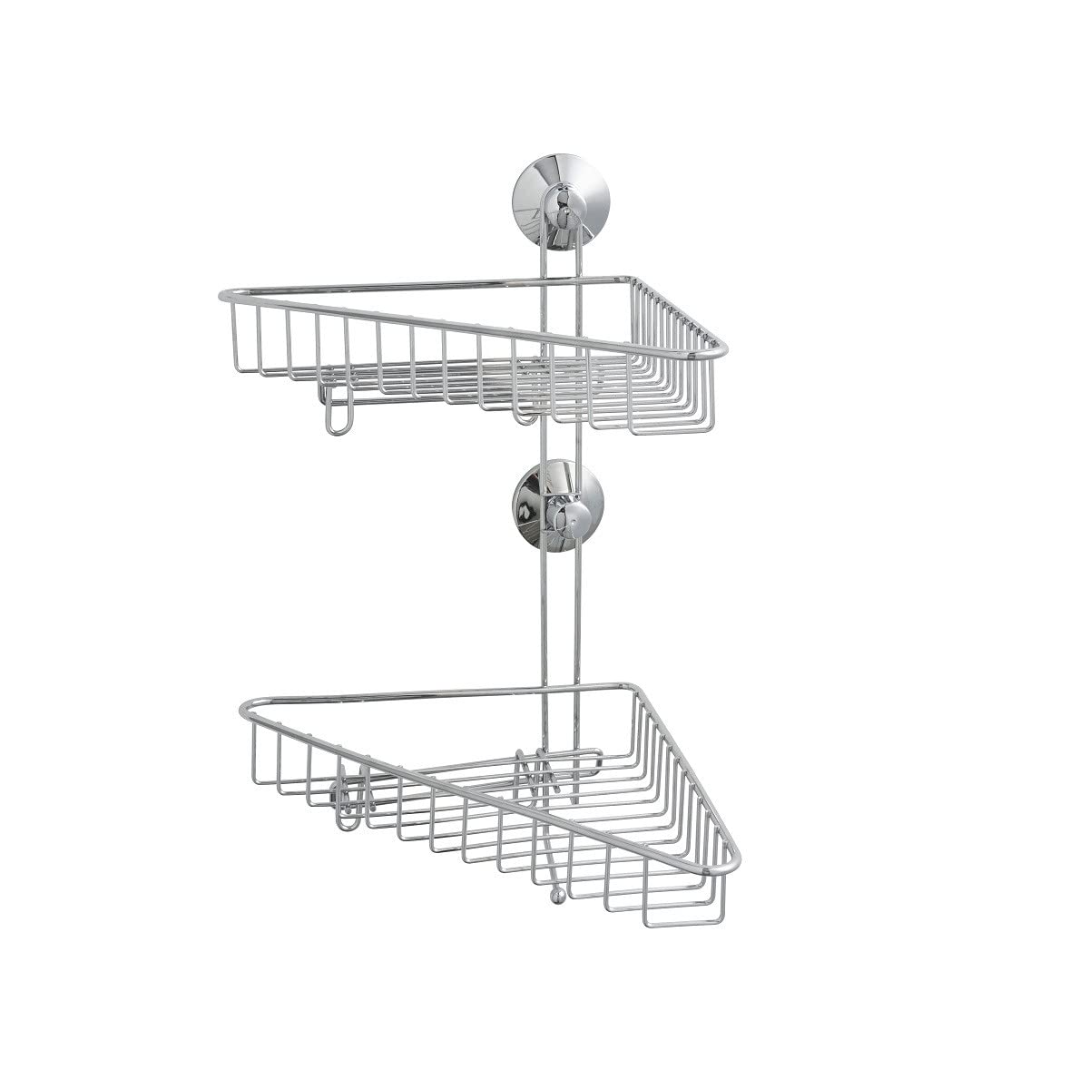 Levasseur Connie Double Étagère Douche ABS Chromé 23x26,5x41 cm